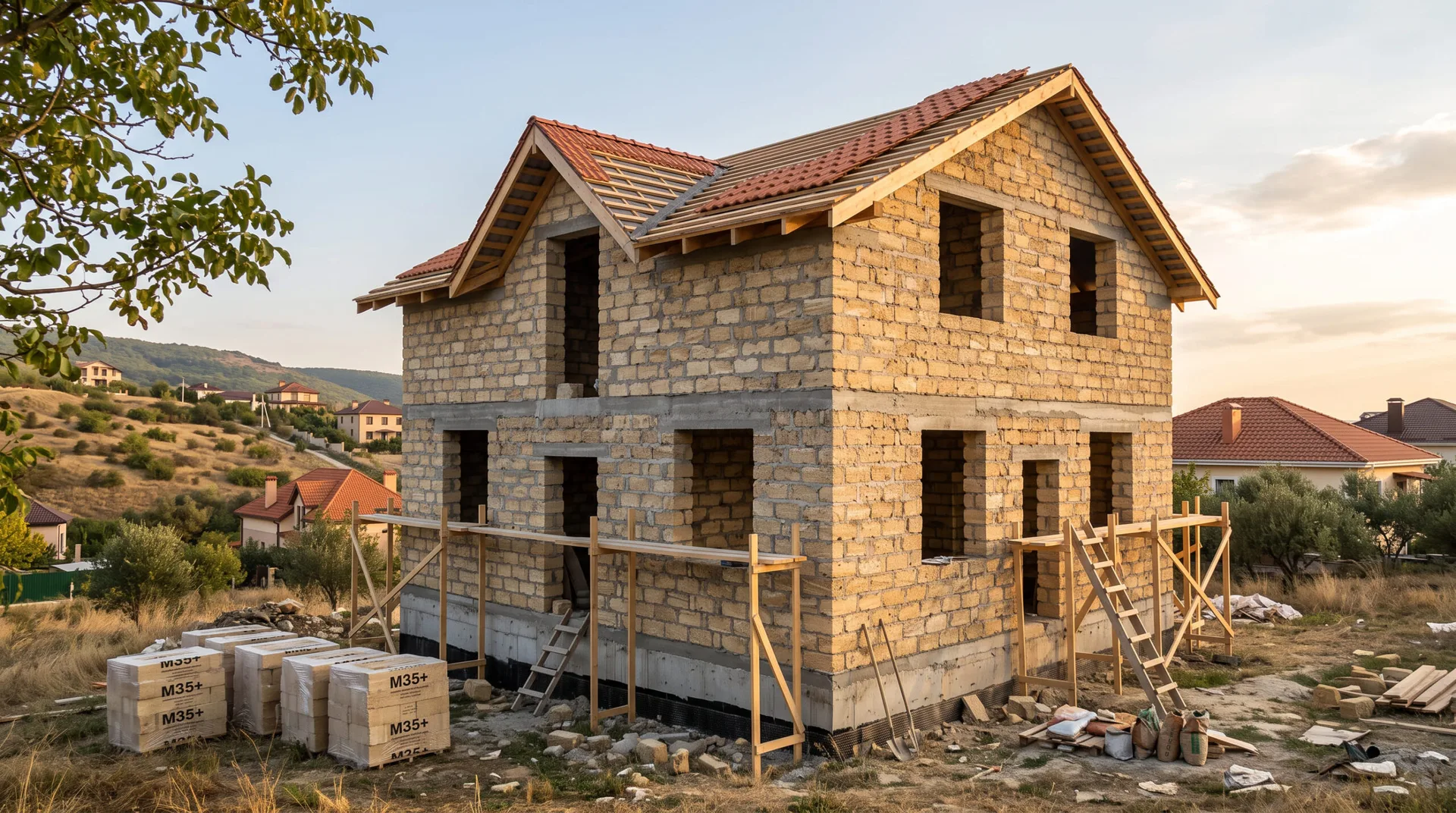Дом из ракушечника в Крыму: плюсы, минусы, марки камня
